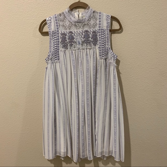 Free People Embroidered Lace Babydoll dress - Picture 7 of 14